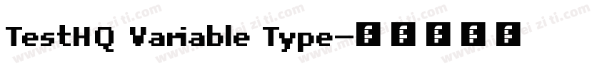 TestHQ Variable Type字体转换